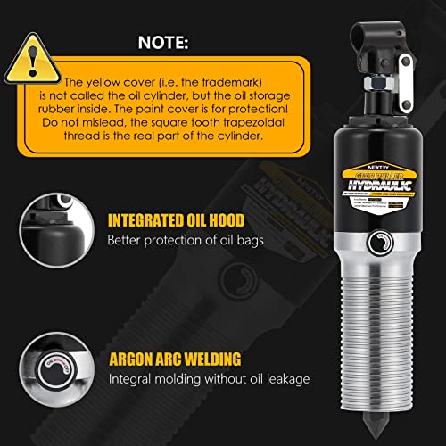 NEWTRY 20 Ton Hydraulic Gear Puller Wheel Bearing Pulling Separator 2 or 3 Adjustable Jaw Puller Vertically & Horizontally, Heavy Duty Mechanical Repair (Black) - Image 3