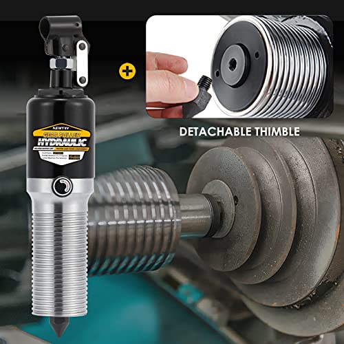 NEWTRY 20 Ton Hydraulic Gear Puller Wheel Bearing Pulling Separator 2 or 3 Adjustable Jaw Puller Vertically & Horizontally, Heavy Duty Mechanical Repair (Black) - Image 5