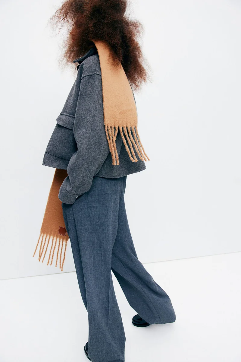 اتش اند ام Button-Front Jacket