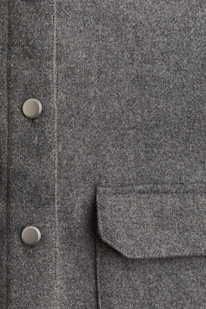 اتش اند ام Button-Front Jacket