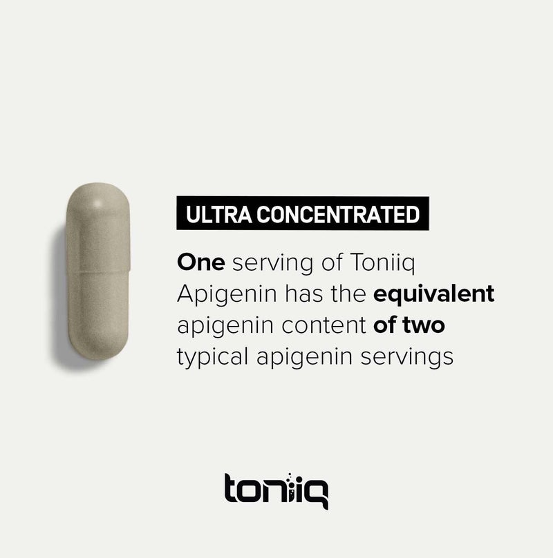 Toniiq Ultra High Strength Apigenin - 100mg Concentrated Formula - 98%+ Highly Purified - 180 Vegetarian Capsules - Image 5