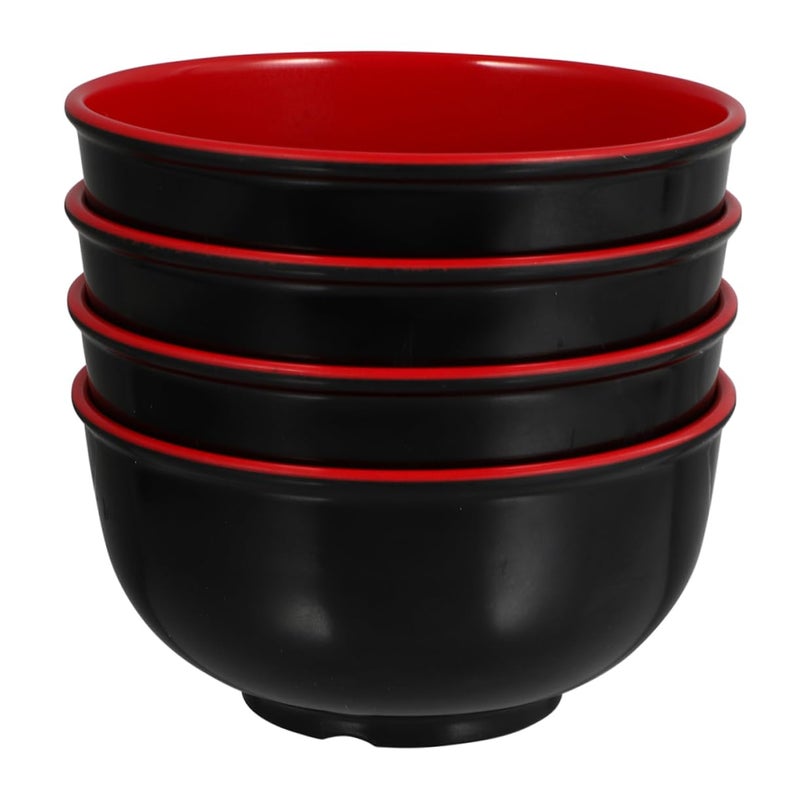4Pcs Lightweight Ramen Bowls for Noodles Soup Salad Rice and Fruit Serving - Image 2