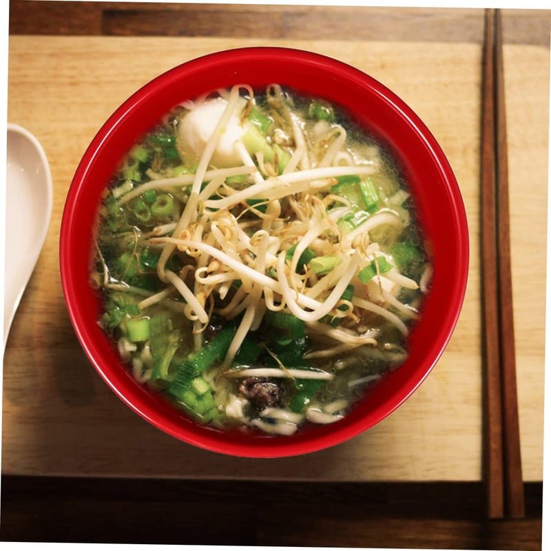 4Pcs Lightweight Ramen Bowls for Noodles Soup Salad Rice and Fruit Serving - Image 4