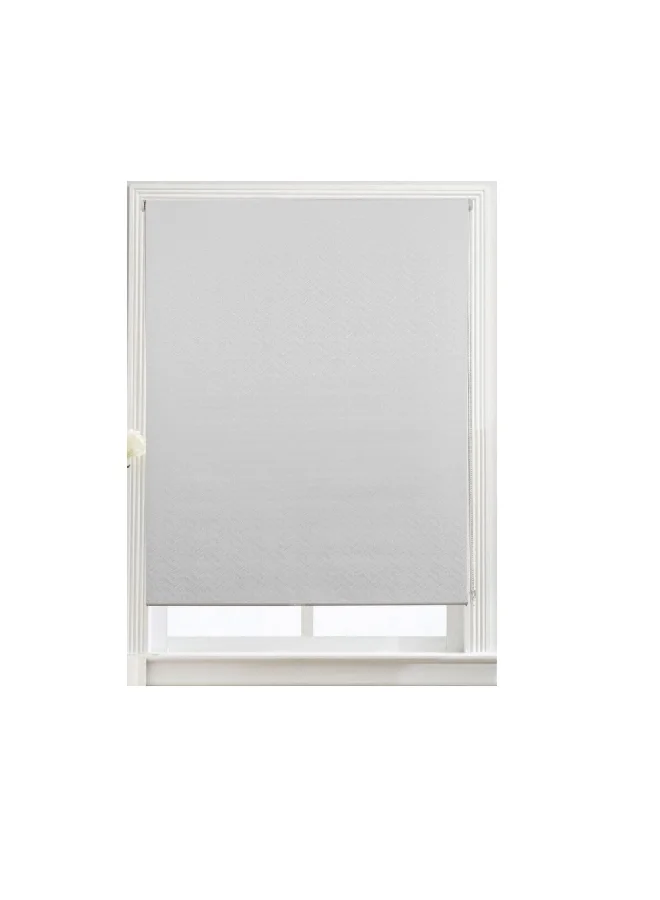 Micasa Easy To Install Durable Material Jacquard Roller Blinds Grey 240 X 120 Cm 2023Wb070