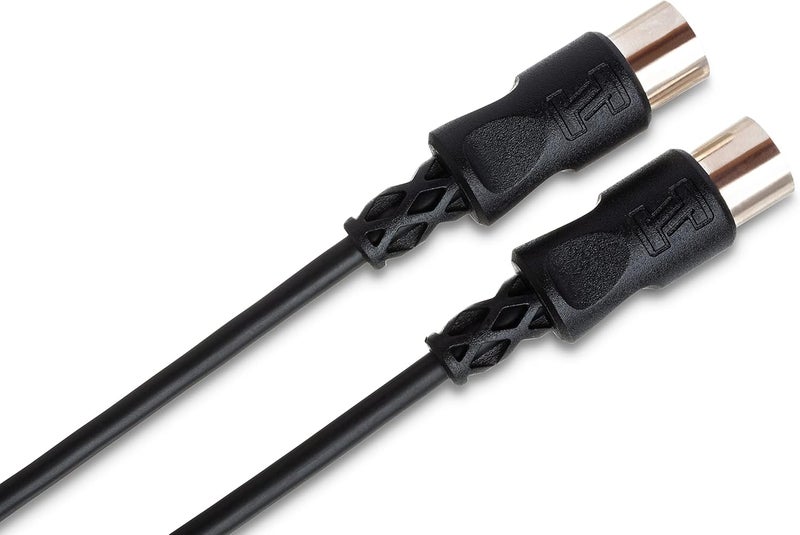 Hosa MID-303BK MIDI Cable, 5-pin DIN to Same, 3 Feet - Image 3