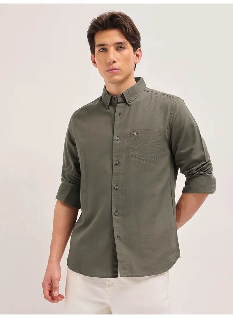 The Bear House  Men’s Long Sleeve Shirt – Classic, Comfortable and Stylish Essential for Work, Travel or Casual Outings for Men | Best Price UAE