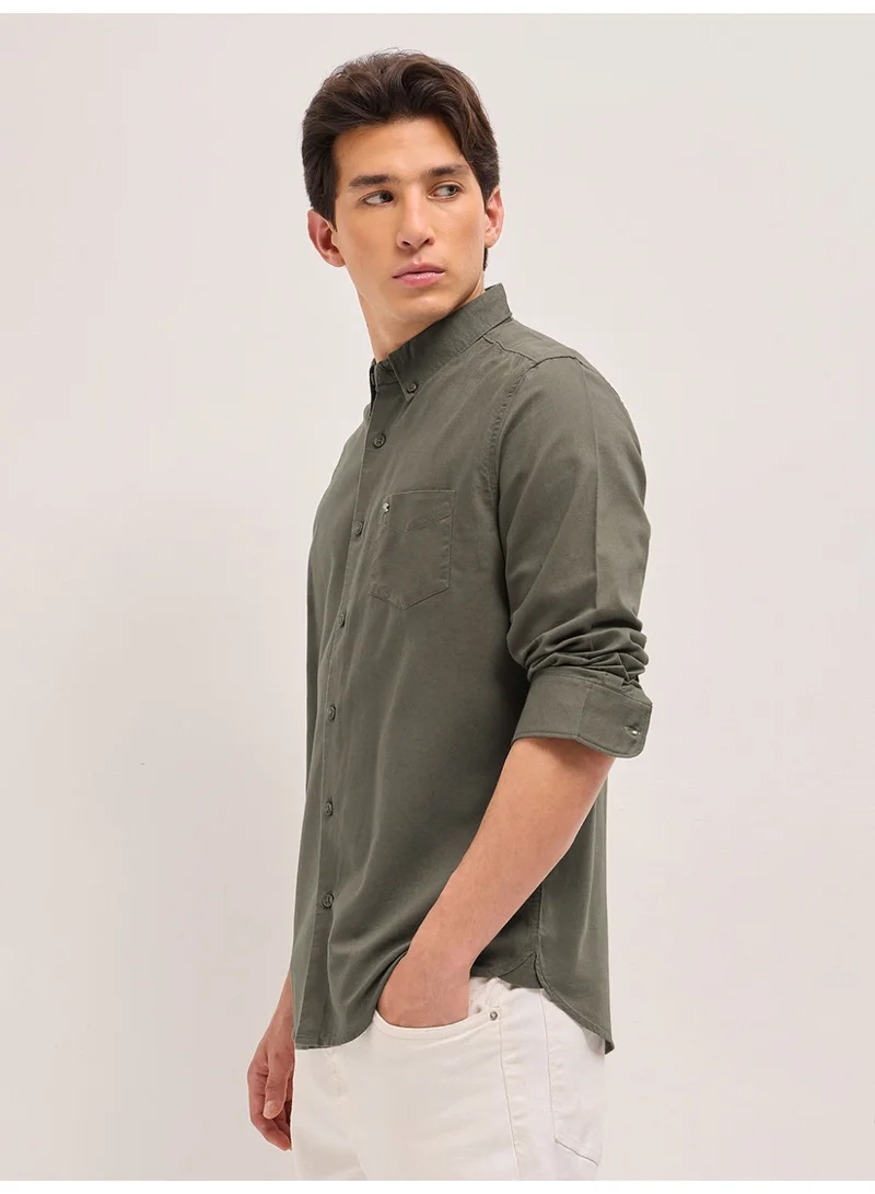 The Bear House  Men’s Long Sleeve Shirt – Classic, Comfortable and Stylish Essential for Work, Travel or Casual Outings for Men | Best Price UAE
