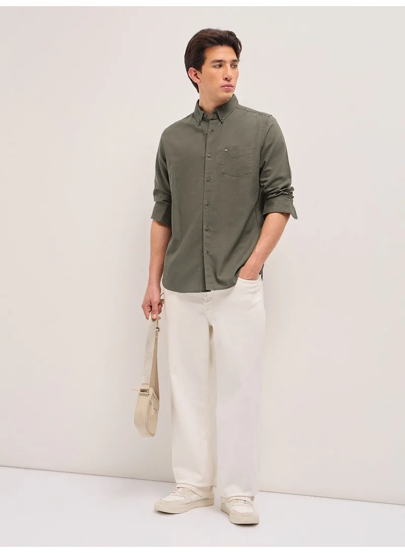 The Bear House  Men’s Long Sleeve Shirt – Classic, Comfortable and Stylish Essential for Work, Travel or Casual Outings for Men | Best Price UAE