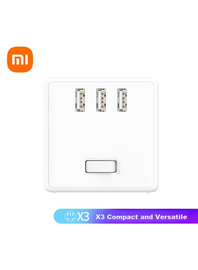 M I Xiaomi Mijia Cube Converter/wired Usb Socket/power Strip/extension Cord/3-outlet Power Strip, 1.5 Meters Long - Image 5