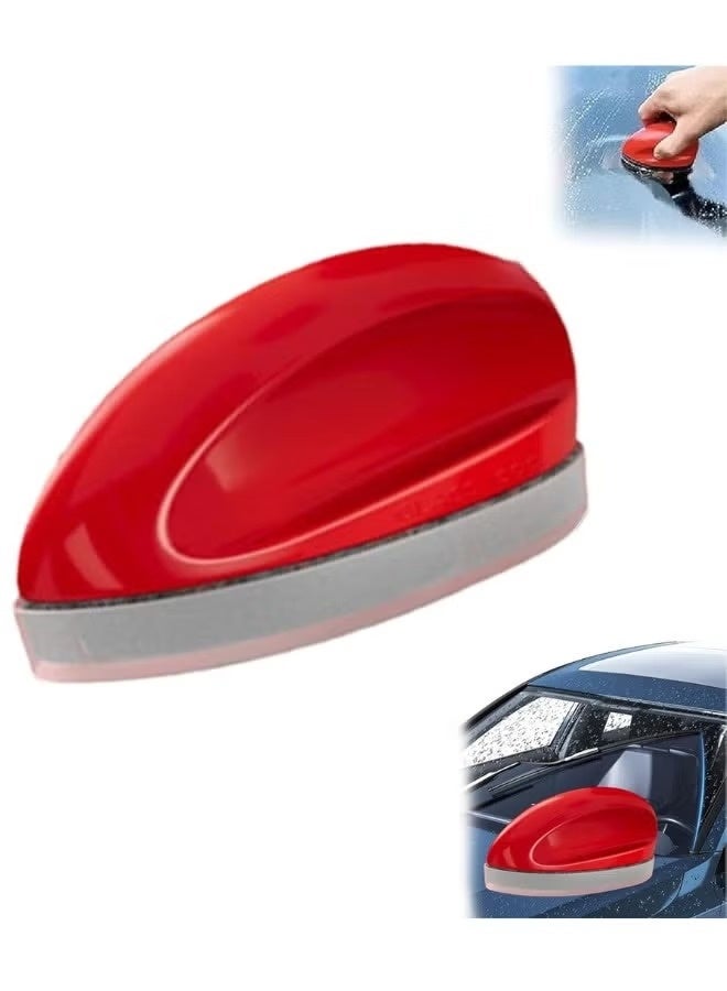 Multi-Purpose Automotive Glass Cleaner Brush – Oil Film Removal Tool with Reusable Foam Spray Bottle and Anti-Fog Cleaning Pad for Clear Car Windows - Image 1
