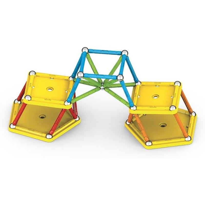 جيوماغ ألقضبان و الالواح المغناطيسية الملونة 60 قطعة - 384 - Image 2