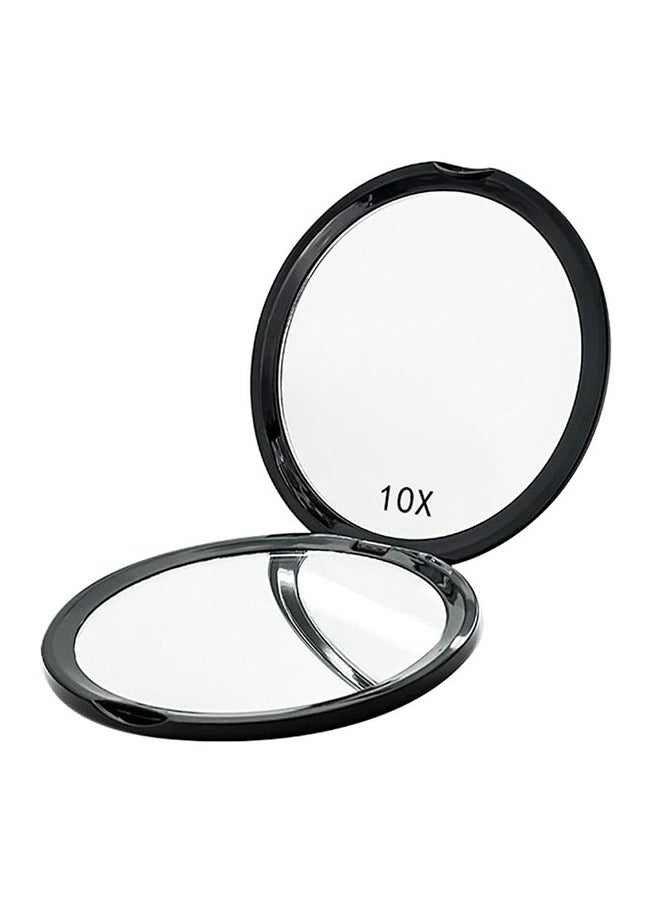 LENND - Handheld Travel Makeup Mirror with Powerful 10x Magnification and 1x True View Mirror for Travel - Image 1