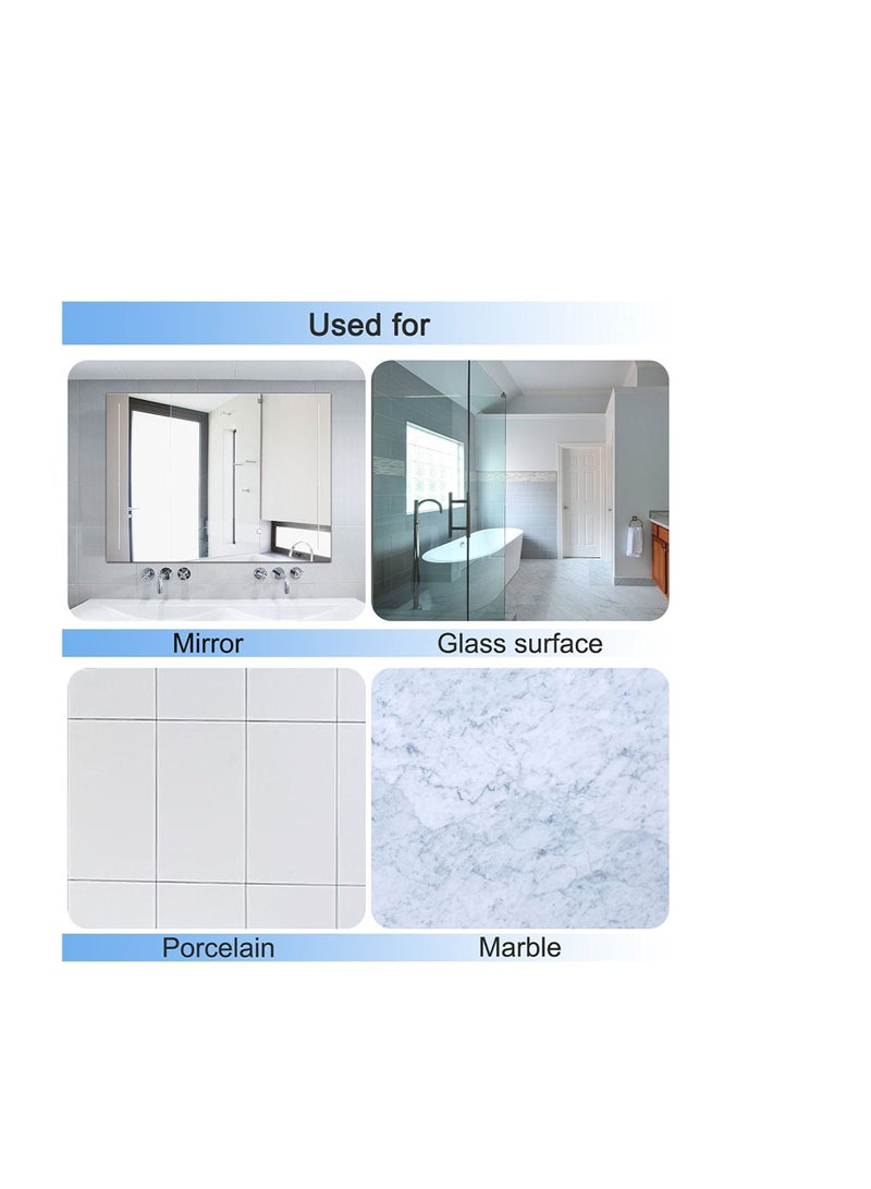 Beauenty Shower Squeegees, Stainless Steel Wiper Window Squeegees for Car Floor Bathroom Mirror Wiper Windows Glass Wiper, Window Cleaner All Purpose Squeegee with Blades 35CM - Image 5