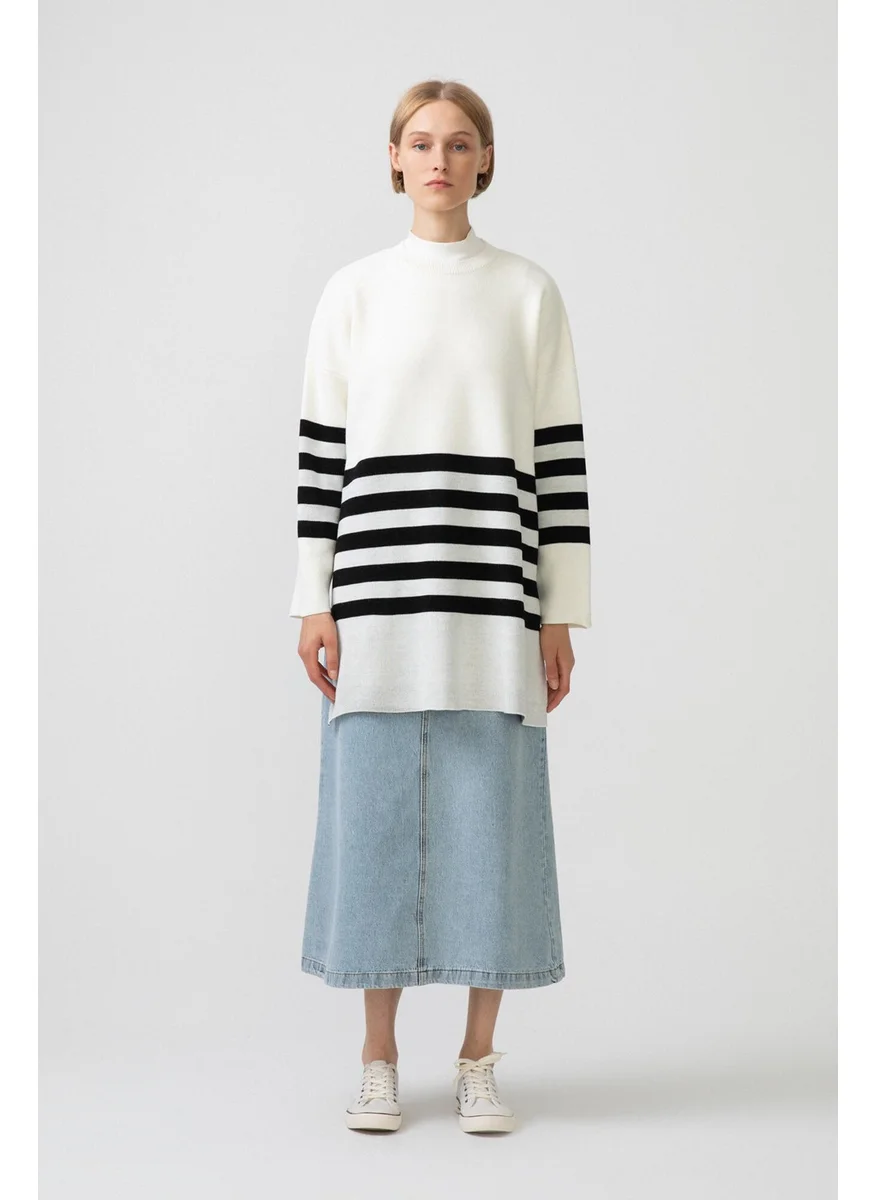 Touche Striped Knitwear Tunic