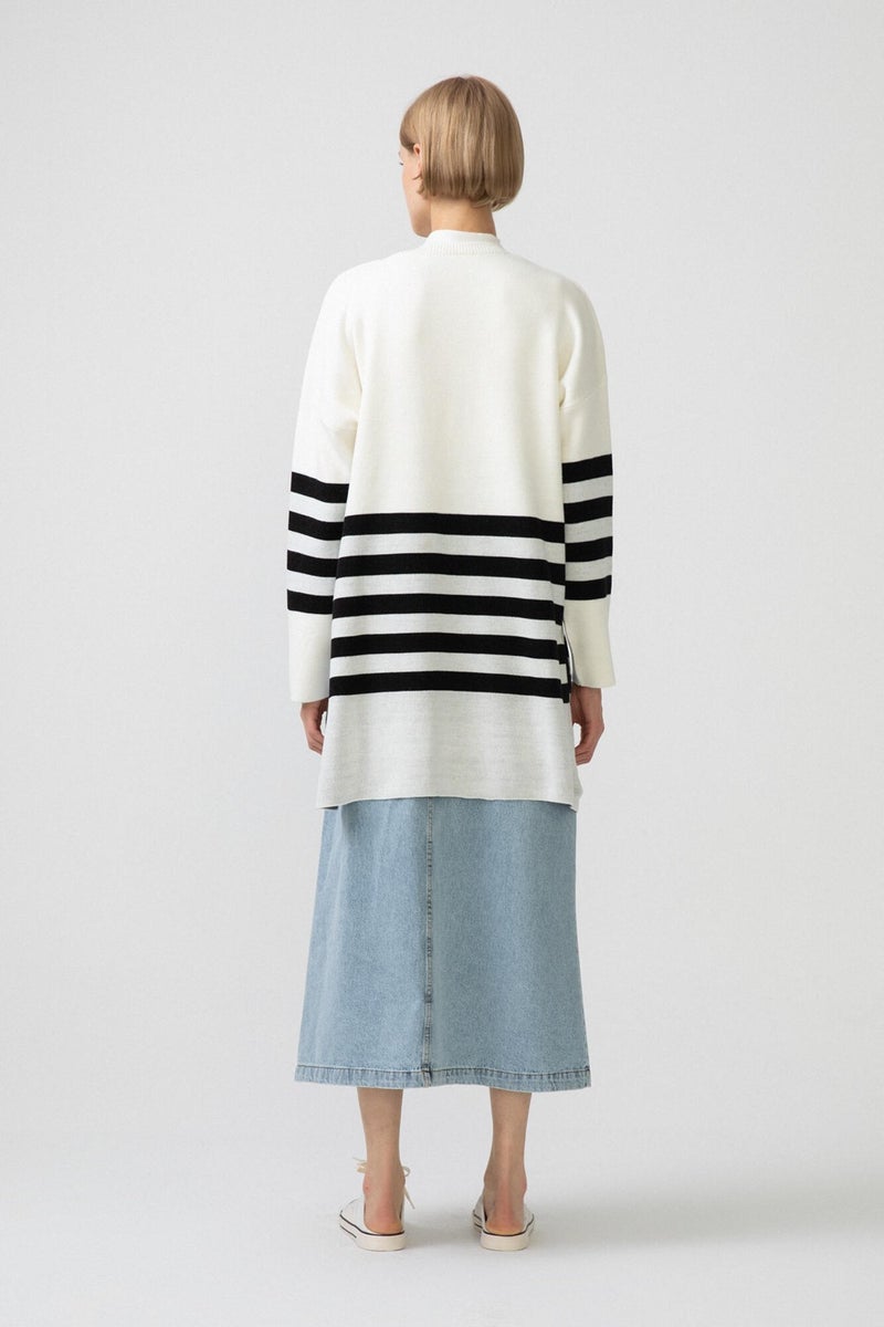 Touche Striped Knitwear Tunic  - Image 5