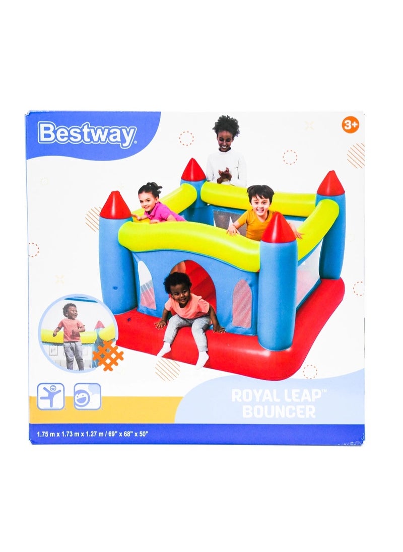 Bestway - Give your kids royal jumps with the Bestway Royal Leap Inflatable Bouncer (1.75m x 1.73m x 1.27m) - Image 1