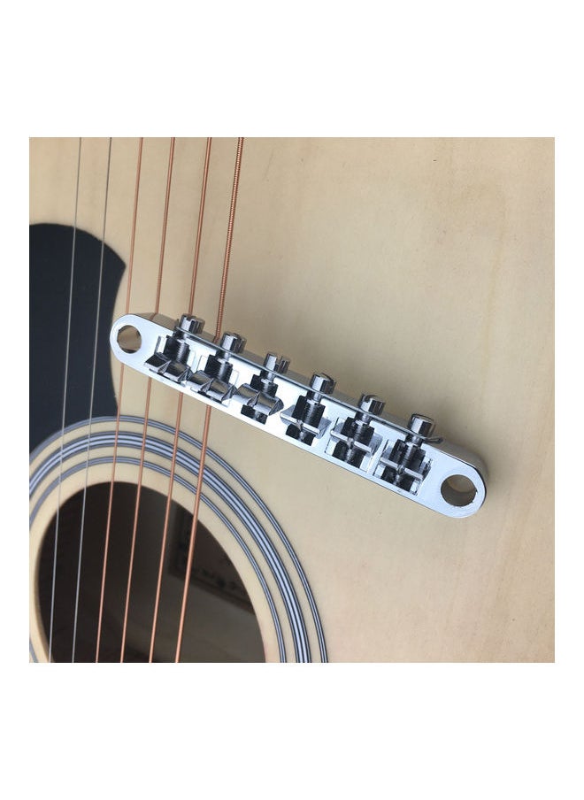 NIBEMINENT - LP Upper And Lower Split Fixed Bridge Harp Code 6 Pull String Board Electric Guitar - Image 1