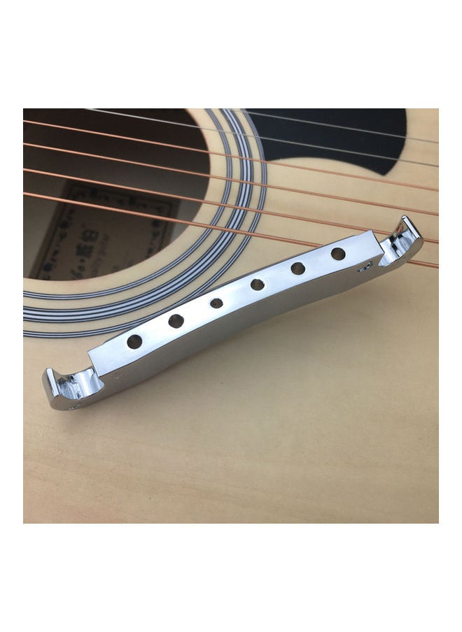 NIBEMINENT - LP Upper And Lower Split Fixed Bridge Harp Code 6 Pull String Board Electric Guitar - Image 1