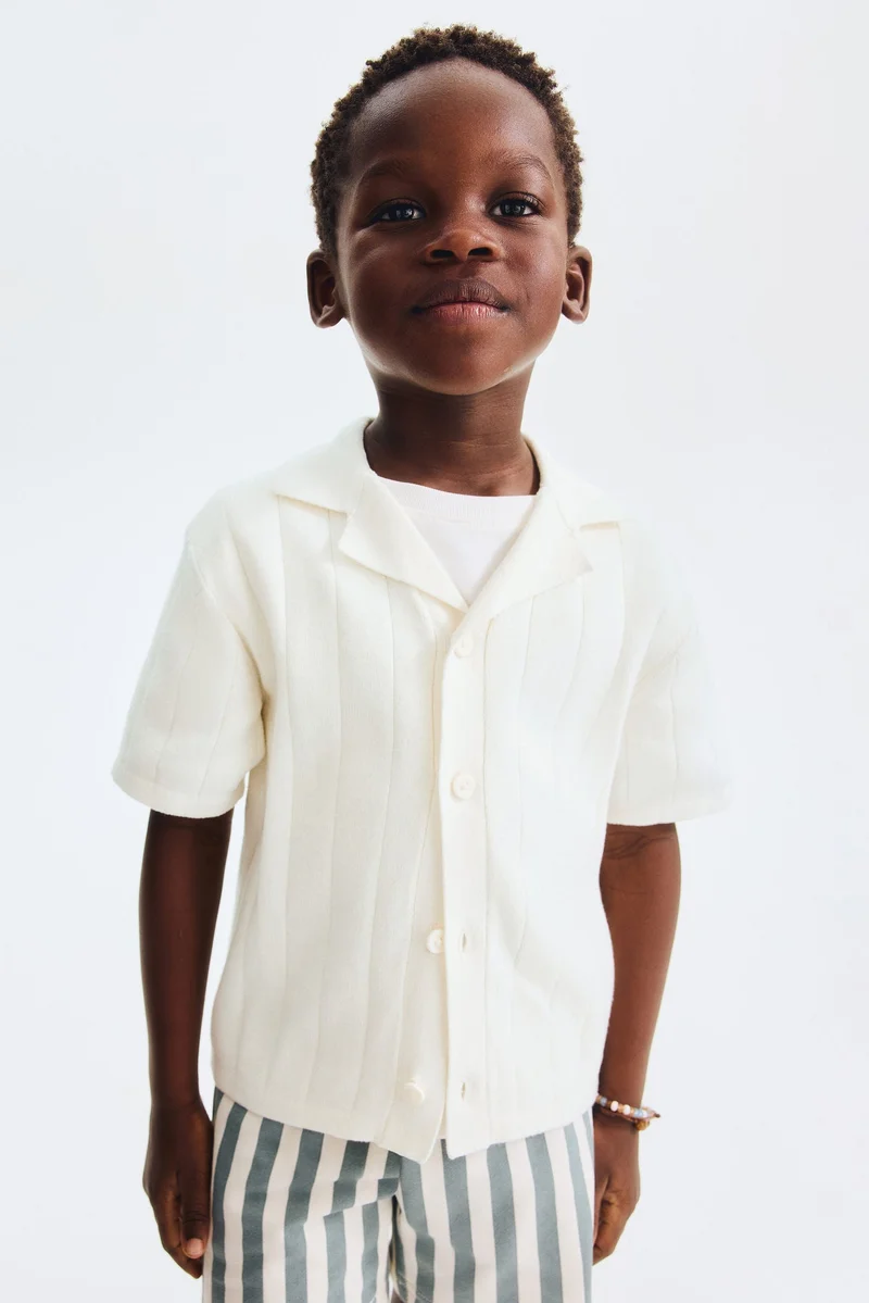 H&M Fine-knit cotton resort shirt
