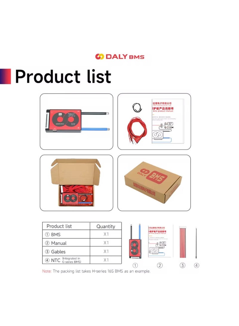 DALY Genuine Daly BMS 48V 13S 20A for E-Bikes and Electric Scooters - Smart Protection - Image 5