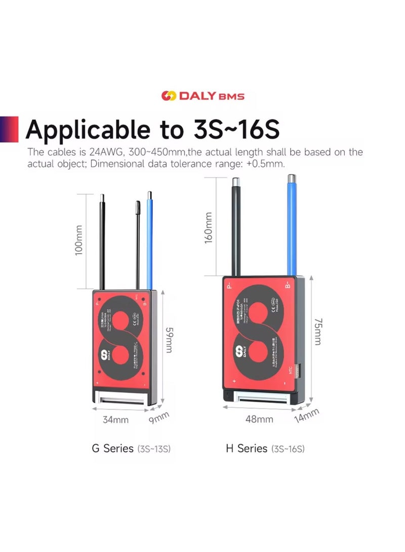 DALY Genuine Daly BMS 48V 13S 20A for E-Bikes and Electric Scooters - Smart Protection - Image 4