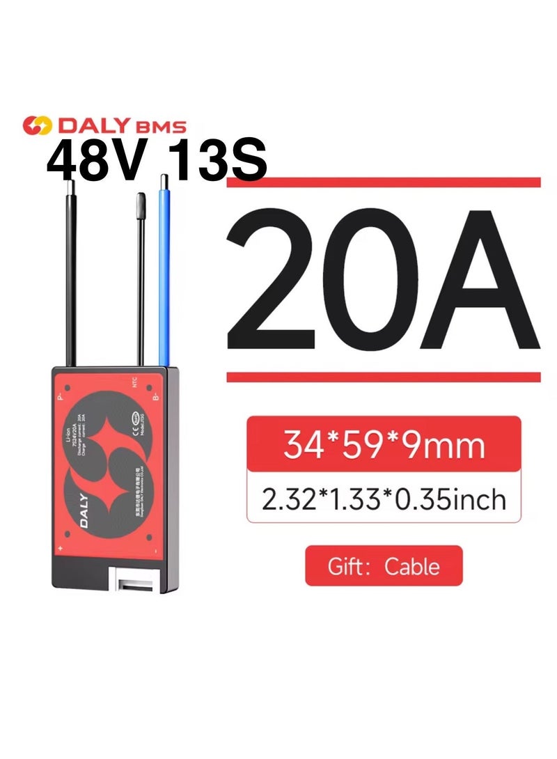 DALY Genuine Daly BMS 48V 13S 20A for E-Bikes and Electric Scooters - Smart Protection - Image 1