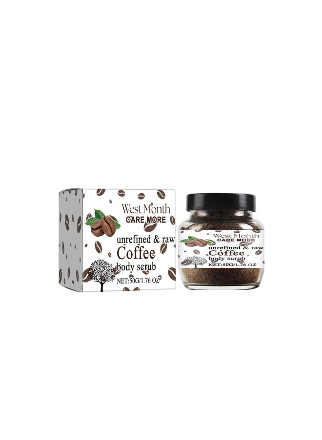 West Month Coffee Body Scrub Gentle Cleansing Skin Corneous Soft Skin Refreshing Moisturizing - Image 5