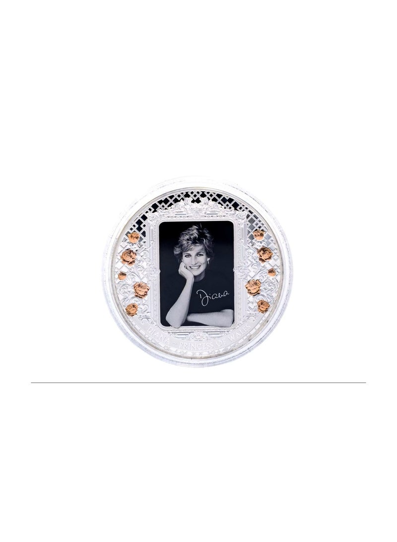 Silver Tokelau 2022 $10 Silver 5 oz - Diana, Princess of Wales, Proof, Colorized - Image 1