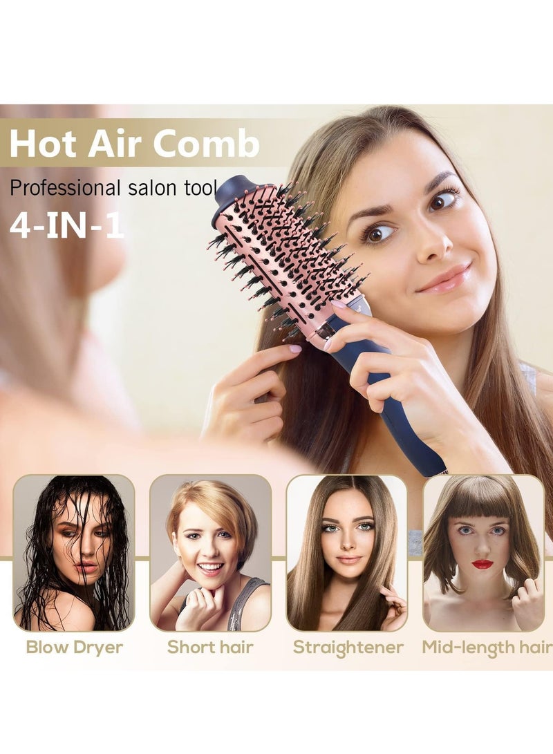 Aburiya AB-001 1300W Hot Air Styler Brush 4 in 1 Hair Dryer and Styler Volumizer Hair Straightener Curler Brush Hair Styler For Women - Image 2