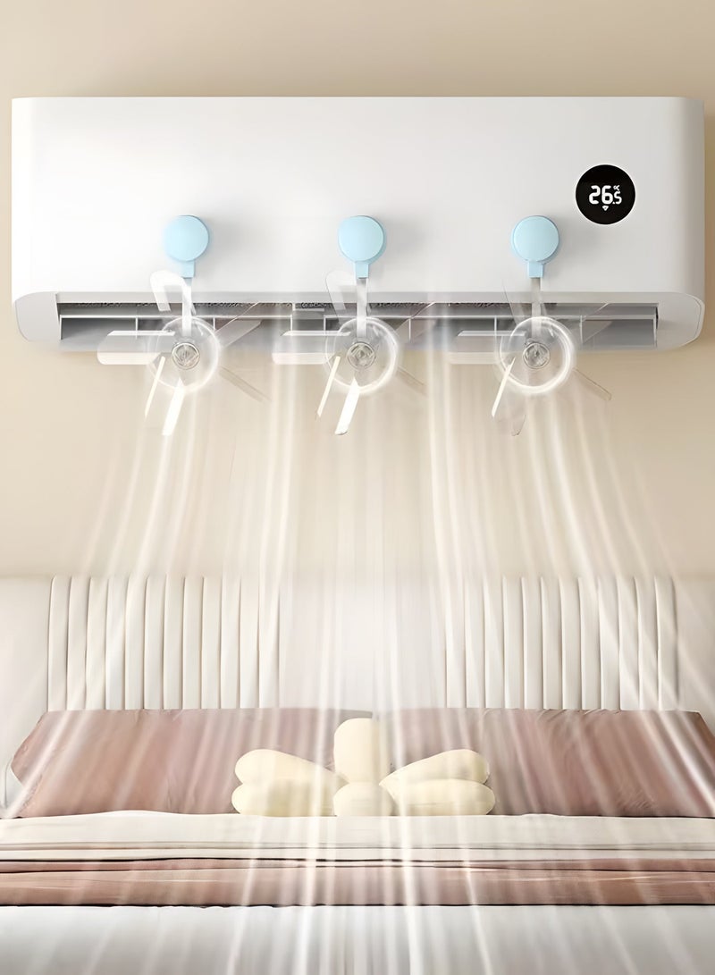 BIG MAX AC air Deflector for Split A/C , 3 Fans, easy to install and remove - Image 2