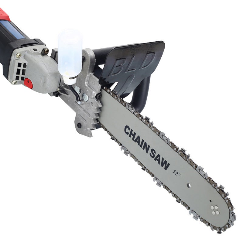 12 Inch Chainsaw Refit Conversion Kit Chainsaw Bracket Set Change Angle Grinder into Chain Saw Woodworking Power Tool with 10mm Connecting Rod and 11.5mm Connecting Rod - Image 4