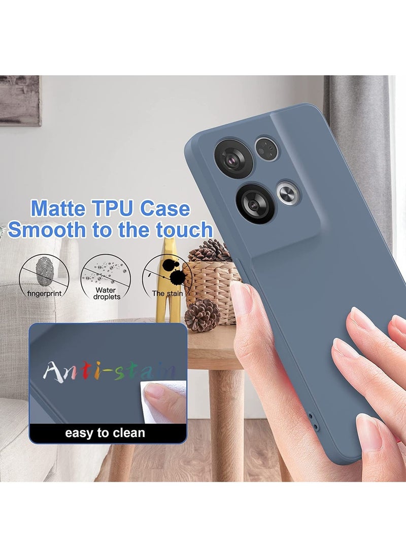 Generic - Compatible with Oppo Reno8 Pro 5G Case, Silicone Shockproof Phone Case with [Soft Anti-Scratch Microfiber Lining] for OPPO Reno 8 Pro 5G 2022 - Image 1