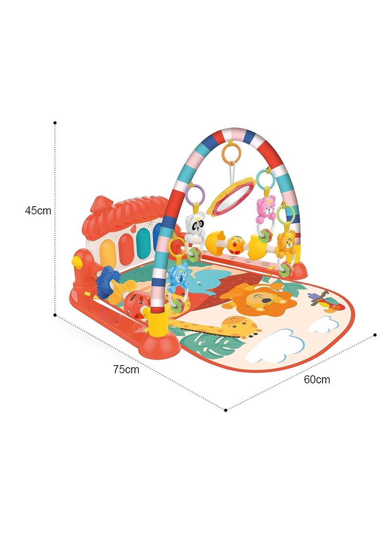 ليمرا بساط محمول وخفيف الوزن وناعم ومريح ومزود بموسيقى وإضاءة للأطفال - Image 2