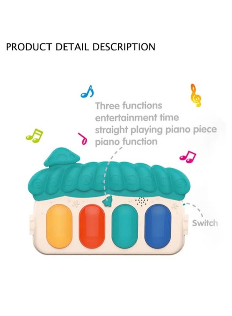 ليمرا بساط محمول وخفيف الوزن وناعم ومريح ومزود بموسيقى وإضاءة للأطفال - Image 3