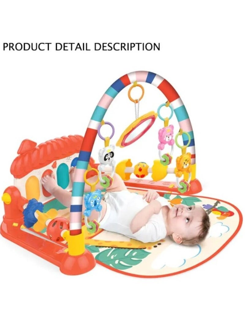 ليمرا بساط محمول وخفيف الوزن وناعم ومريح ومزود بموسيقى وإضاءة للأطفال - Image 4