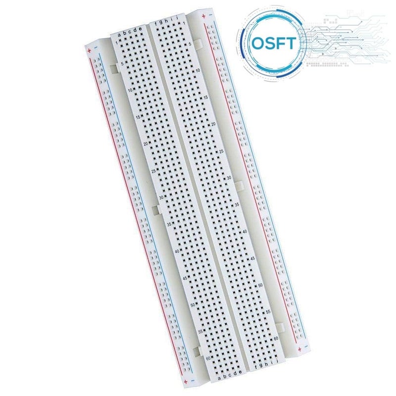 OSFT Breadboard Kit (4 Pcs) – 2 x 830 Point & 2 x 400 Point Solderless Prototype Boards for Arduino, Raspberry Pi, DIY Electronics & Circuit Testing - Image 3