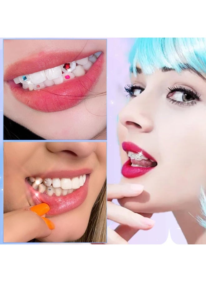 LUNOON DIY Teeth Gemstone Kit Professional Jewelry for Beginners with Sparkling Crystals Self-Applied Modern Teeth Jewelry for Women and Men - Image 2