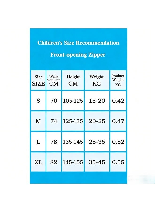 Hisea Children's Professional High Buoyancy Life Jackets Blue And Red - Image 3