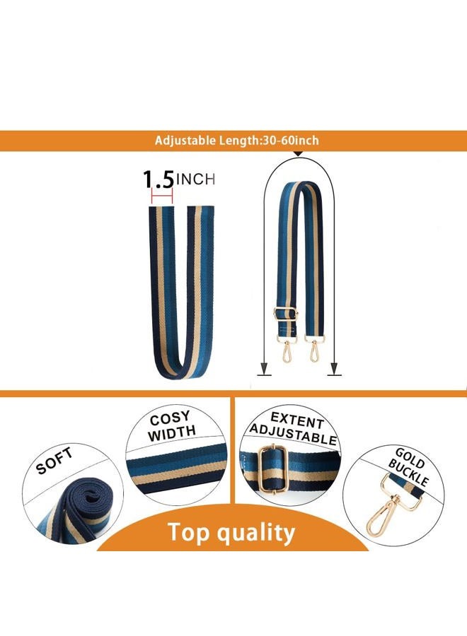 S-Jacorry Purse Strap Replacement Crossbody Wide Shoulder Strap Adjustable Canvas Straps Handbag Strap Replacement Belts - Image 4
