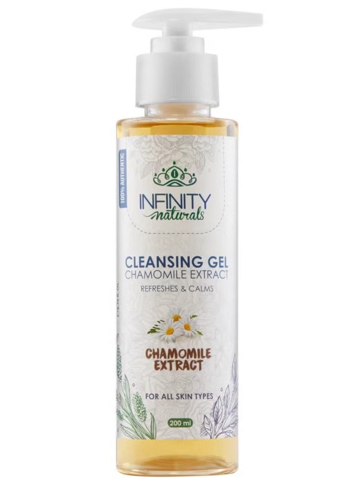 Infinity Naturals Cleansing Gel Chamomile Extract For All Skin Types 200 Ml
