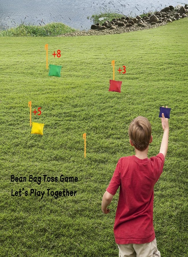 GOLDGE 28 Piece Outdoor Games Kit for Kids, Includes Potato Sack Race Bags, Bean Bag Toss, 3 Legged Race Bands, Egg Spoon Relay, for Easter & Birthday Parties (Potato Sack Race Bags) - Image 4
