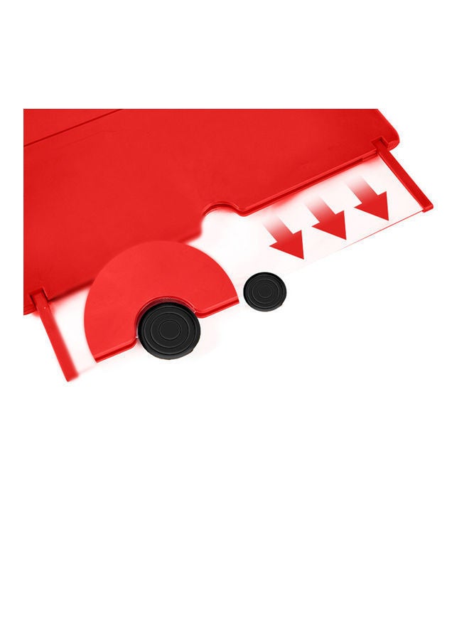 NIBEMINENT 3D Effect Large Screen Magnifier With Desktop Stand Red - Image 5