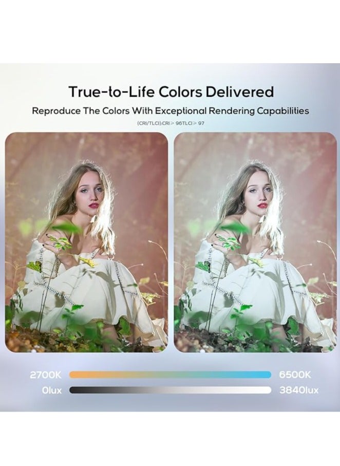Zhiyun - ZHIYUN CINEPEER CX100 COB LED Video Light 100W Bi-color 2700K-6500K with Diffusor and Battery CRI96+ TLCI97+ - Image 1