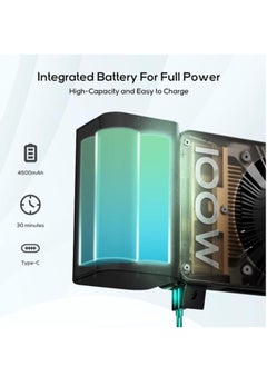 Zhiyun ZHIYUN CINEPEER CX100 COB LED Video Light 100W Bi-color 2700K-6500K with Diffusor and Battery CRI96+ TLCI97+  - Image 3