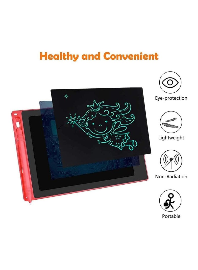 تابلت كتابة LCD مقاس8.5 إنش  ، لوحة رسم محمولة بشاشة ملونة، هدية لعبة تعليمية تعليمية للأطفال والكبار في المنزل والمدرسة والمكتب - Image 4