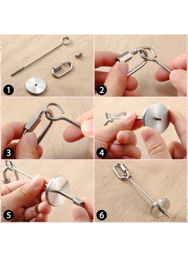 Shappy 3 Pieces Bird Food Holder Stainless Steel Parrot Hanging Vegetable Fruit Feeder Bird Treat Skewer Include 2 Pieces Small and Large Fruit Fork and a Food Basket, Parrot Foraging Toy - Image 4