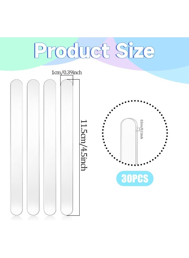 TPGP Acrylic Sticks, 30 Reusable Transparent Cake Pop Mold Sticks For Diy Crafts, Home Party, Ice Pop, Cake, Candy  - Image 2