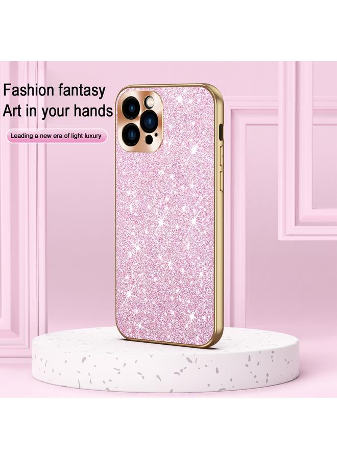 اس-توب جراب لهاتف iPhone 12 مطلي بالكهرباء على شكل نجمة ماسية CD مع حلقة عدسة - Image 5