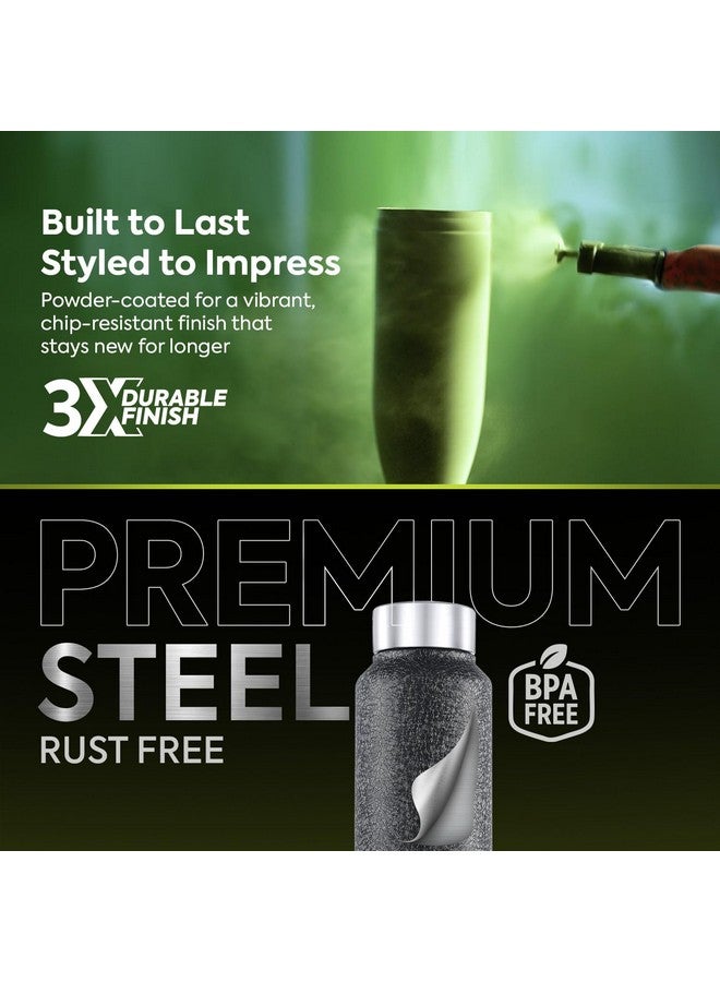 PEXPO Chromo Pro ISI Certified Stainless Steel Sports/Fridge Water Bottle 750ml, Black | Eco friendly | BPA Free | For Office, Gym, School, Yoga, Trekking, Men, Women and Kids | RCB Edition - Image 3