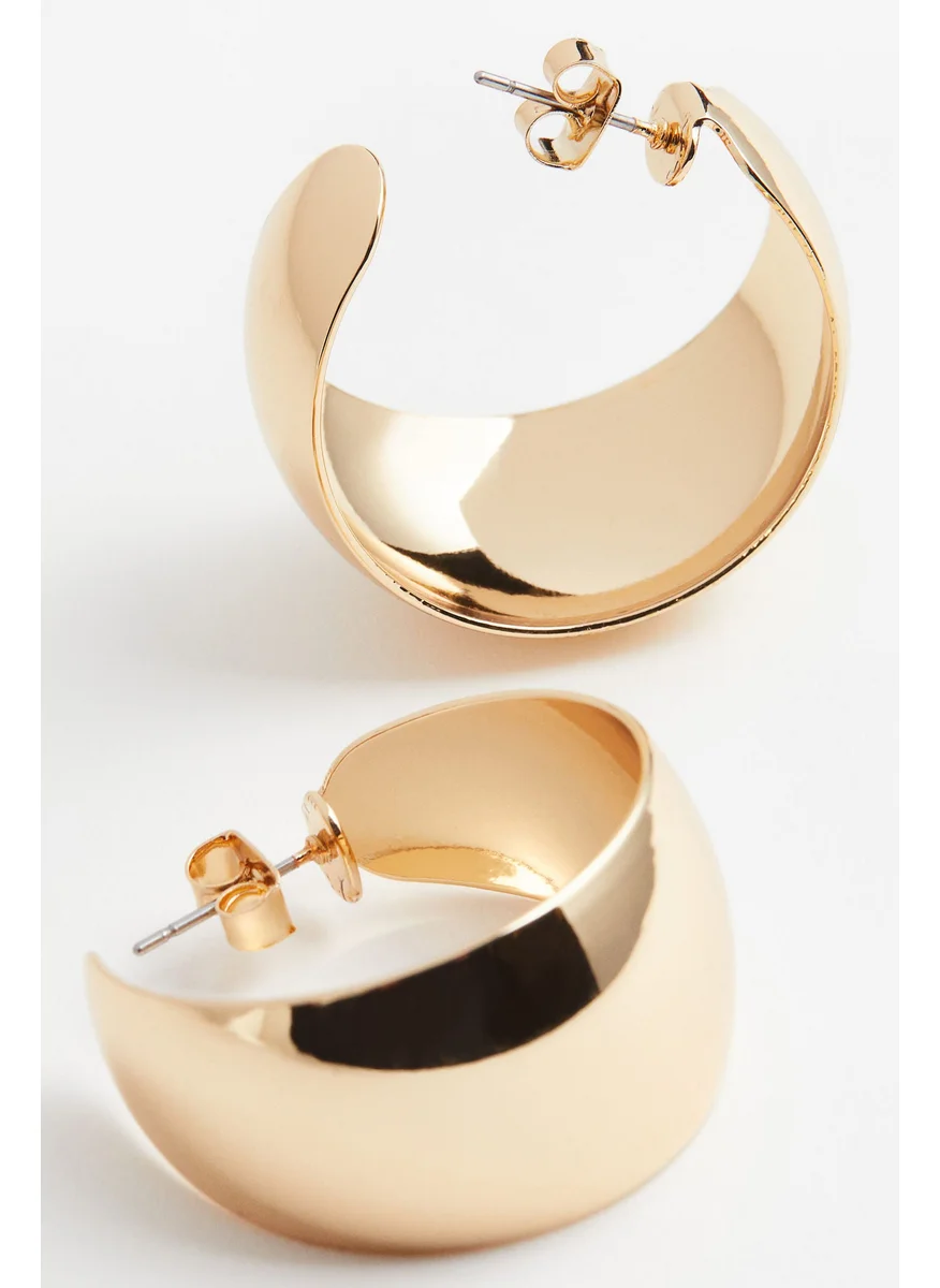 اتش اند ام Wide Hoop Earrings